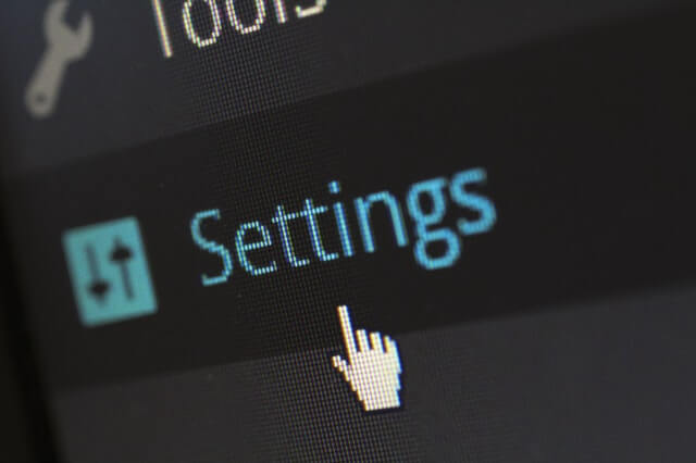 Picture of the Settings button in the WordPress dashboard that a growth hacker uses to apply growth hacking techniques.